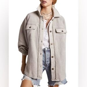Free People Rugby Jacket Women’s Sz SP